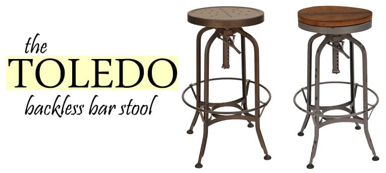 Introducing the Toledo Backless Bar Stool