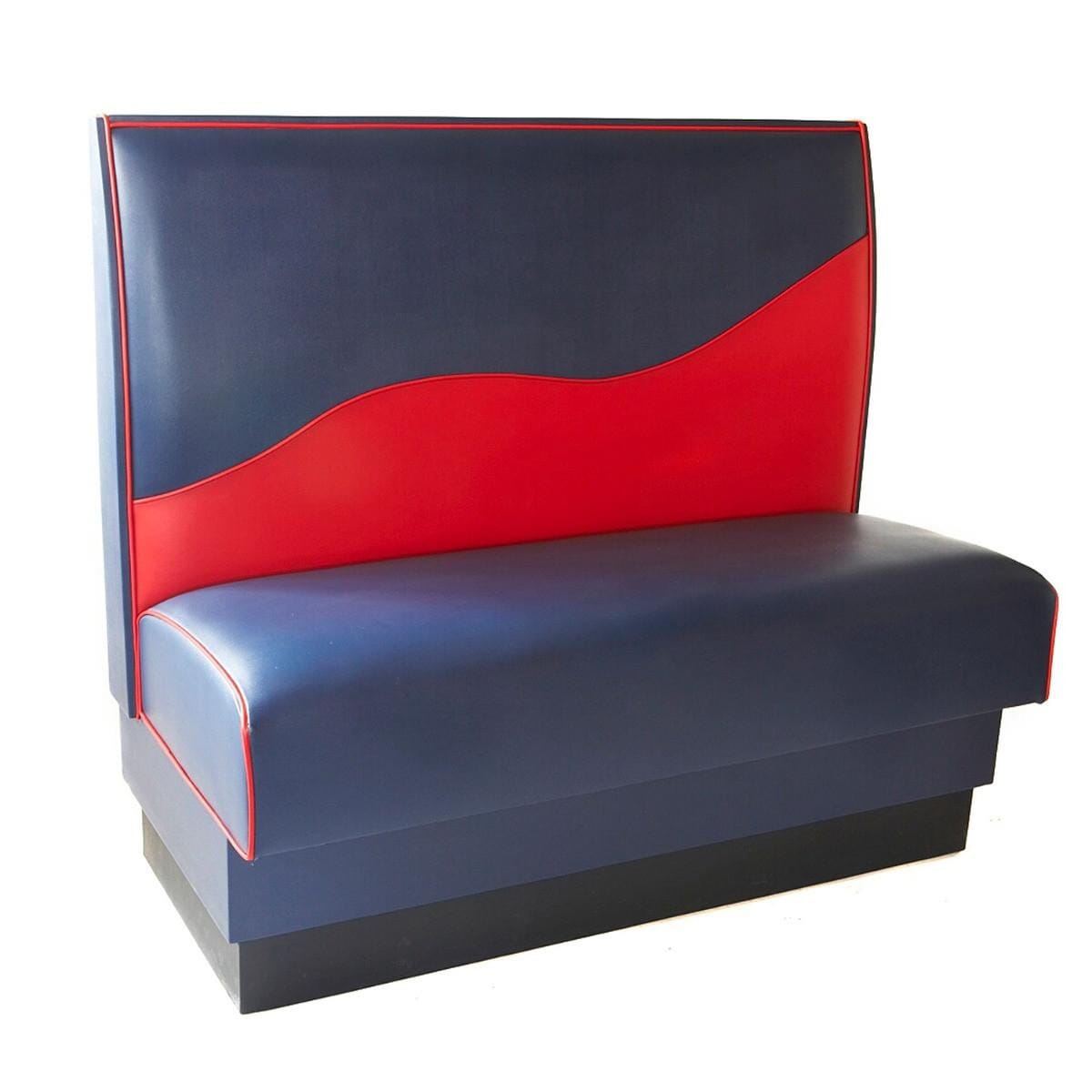 Wave-Length Style Restaurant Booth &ndash; Custom Options