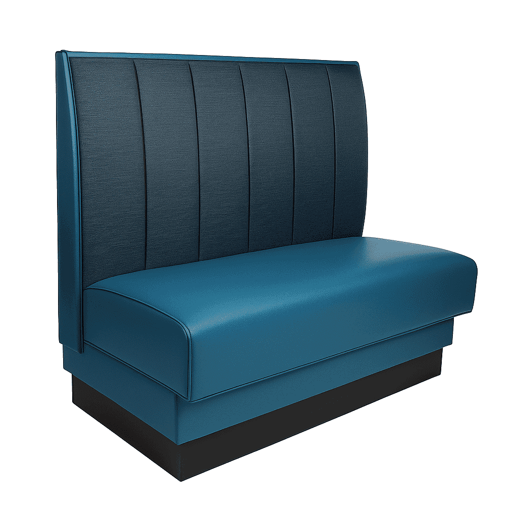 Six Channel Style Restaurant Booth &ndash; Custom Options