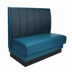 Six Channel Style Restaurant Booth – Custom Options