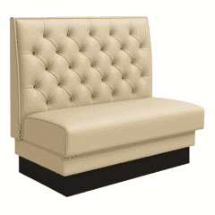 Quilted Tufted Restaurant Booth with Custom Options