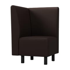 Custom Hannah Modular Restaurant Booth – Corner with Custom Options