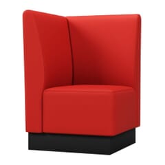 Custom Hannah Modular Restaurant Booth – Corner with Custom Options