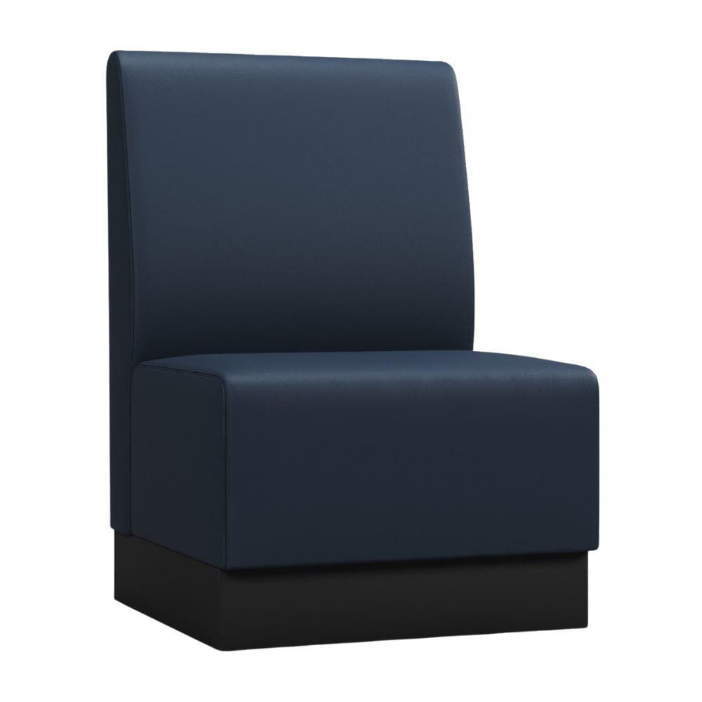 Custom Hannah Modular Restaurant Booth &ndash; 1 Seater with Custom Options