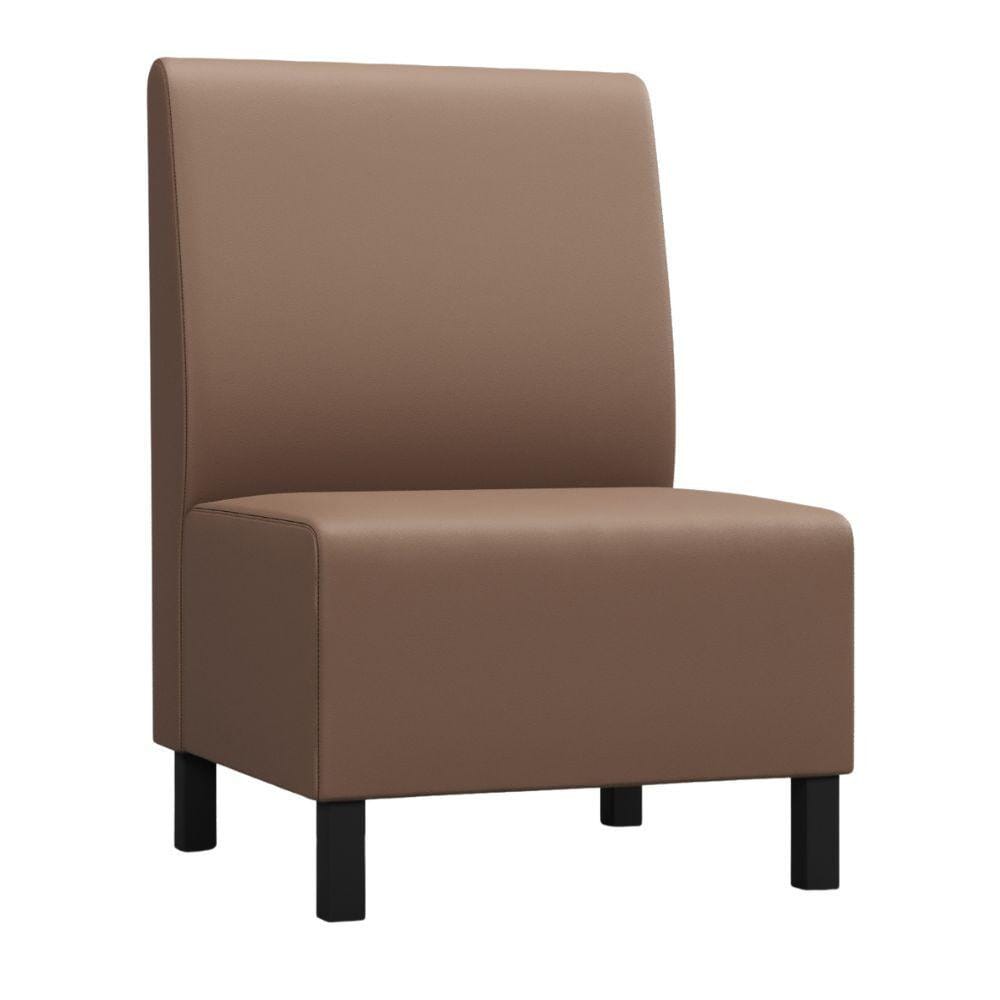Custom Hannah Modular Restaurant Booth &ndash; 1 Seater with Custom Options