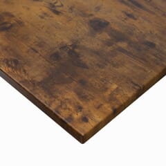 Rustic Knotty Pine Wood-Look Aluminum Restaurant Table Top