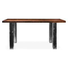 Distressed Square Beam Restaurant Table Base (Custom Color Options)