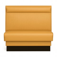 Basic Restaurant Booth with Headroll and Custom Options