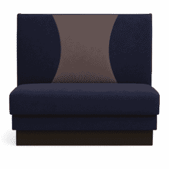 Round Channeled Style Restaurant Booth with Custom Options