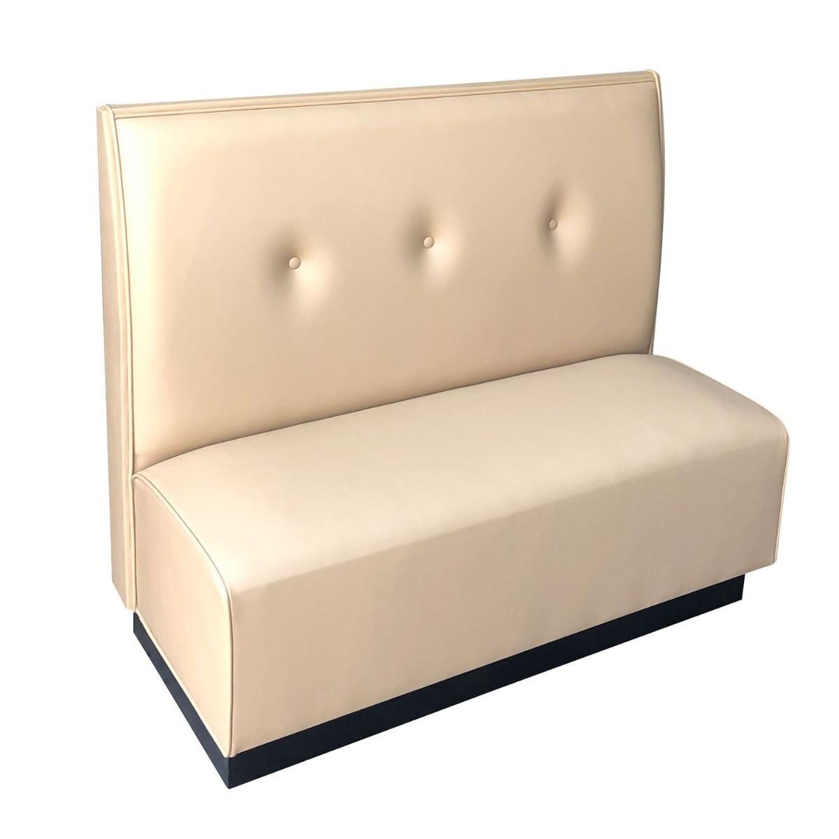 Three Button Tufted Restaurant Booth with Custom Options