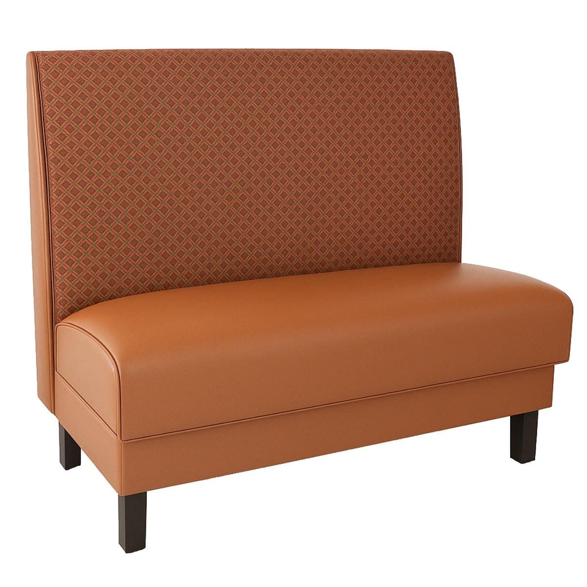 Standard Wood Restaurant Booth with Wood Legs and Custom Options