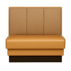 Three Channel Back Style Restaurant Booth – Custom Options