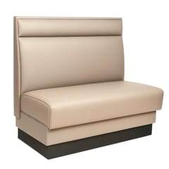 Basic Restaurant Booth with Headroll and Custom Options