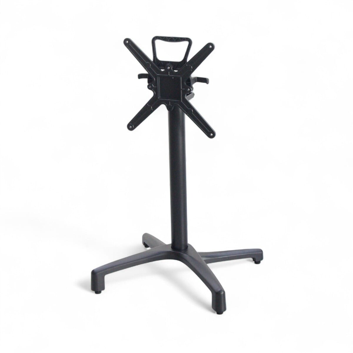 Black Self-Leveling Aluminum Outdoor Restaurant Table Base (26