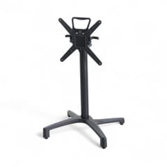 Black Self-Leveling Aluminum Outdoor Restaurant Table Base (26