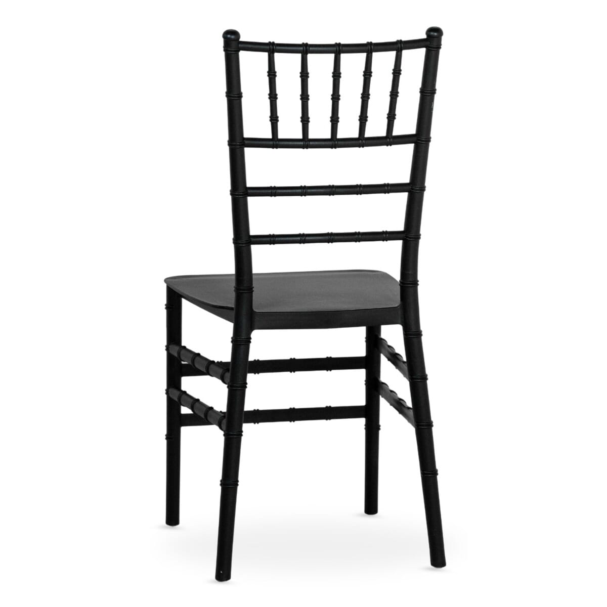 Black Resin Stackable Chiavari Ballroom Chair