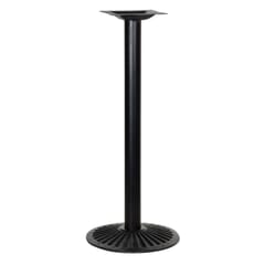 Round Black Cast Iron Table Base for Indoor Use (18