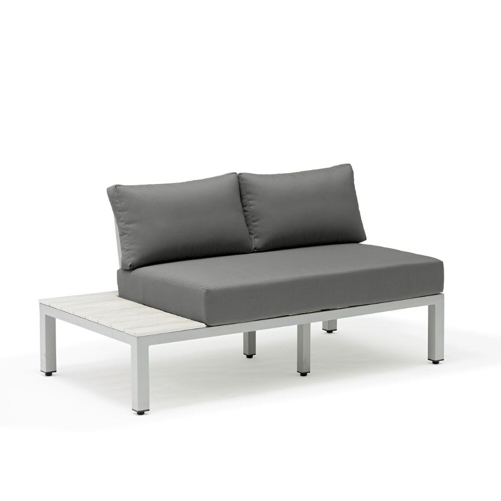 Miami Modular Outdoor Lounge Double Seat with Left Table