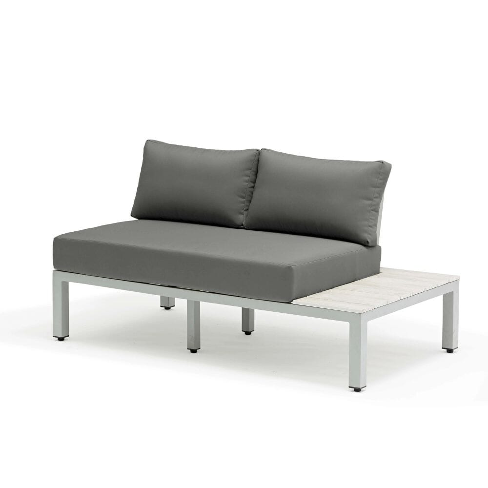 Miami Modular Outdoor Lounge Double Seat with Right Table