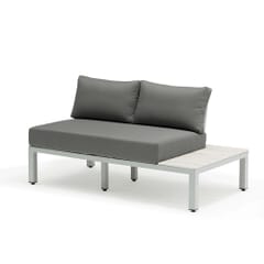 Miami Modular Outdoor Lounge Double Seat with Right Table