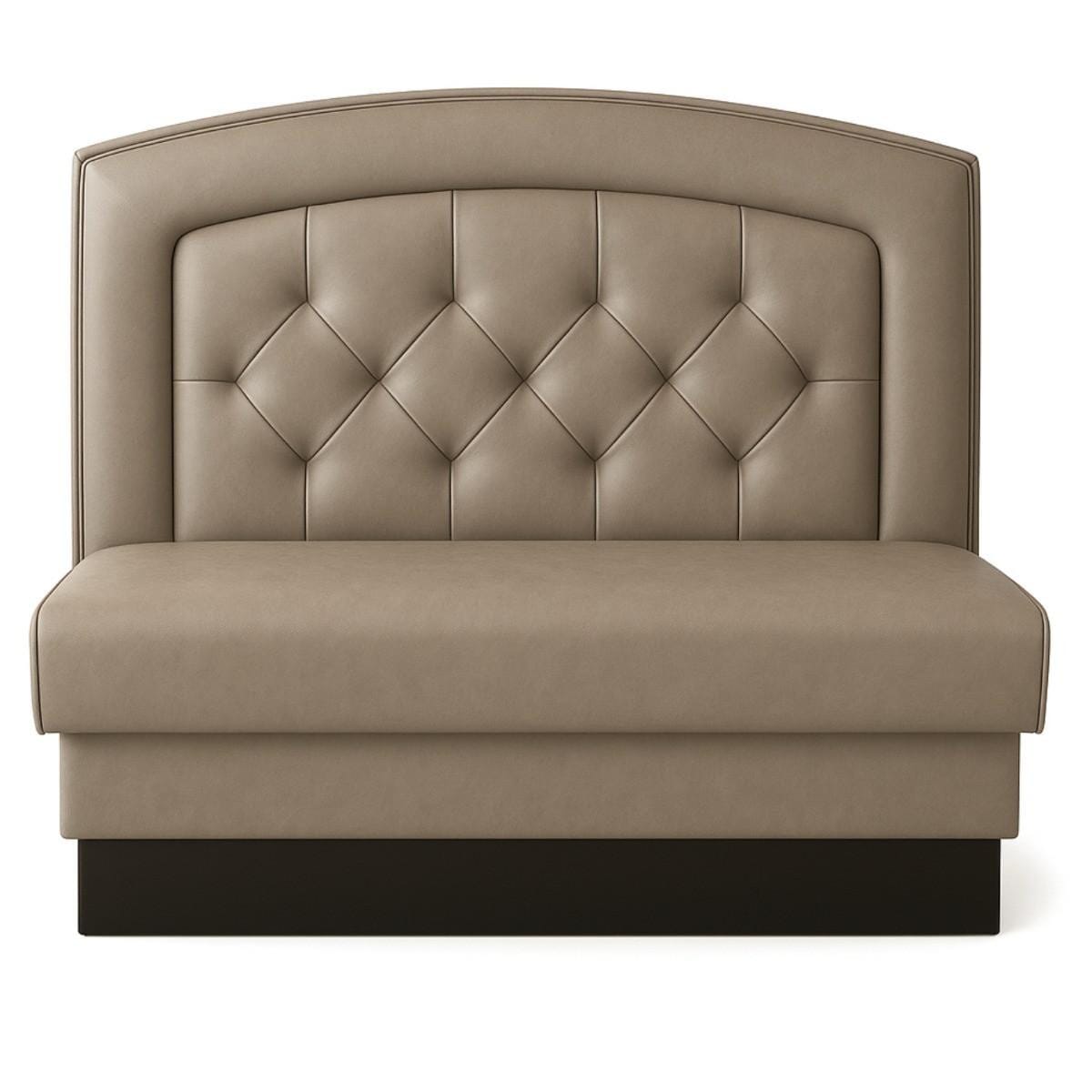 Fan Back Tufted Restaurant Booth with Custom Options
