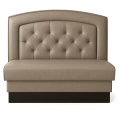 Fan Back Tufted Restaurant Booth with Custom Options