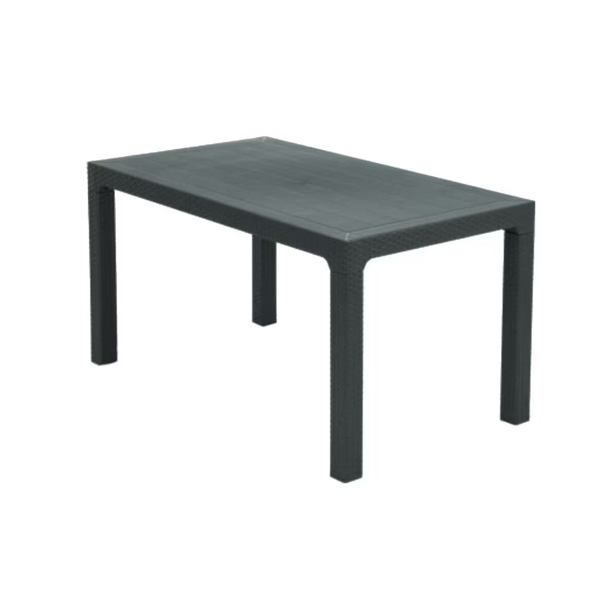 Arizona Indoor / Outdoor Restaurant Complete Table In Dark Grey (Multiple Sizes Available)