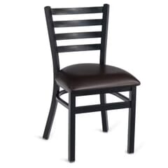 Gladiator Black Ladder Back Metal Chair