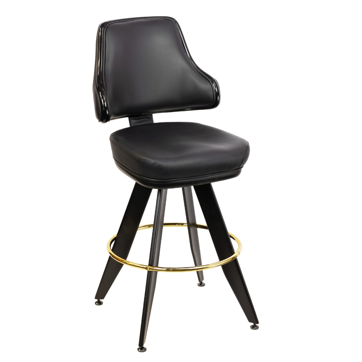 Top Shelf Collection Gladiator 1025 Classic Casino Bucket Bar Stool with 2 Frame Choices