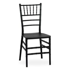 Black Chiavari Resin Ballroom Stackable Chair