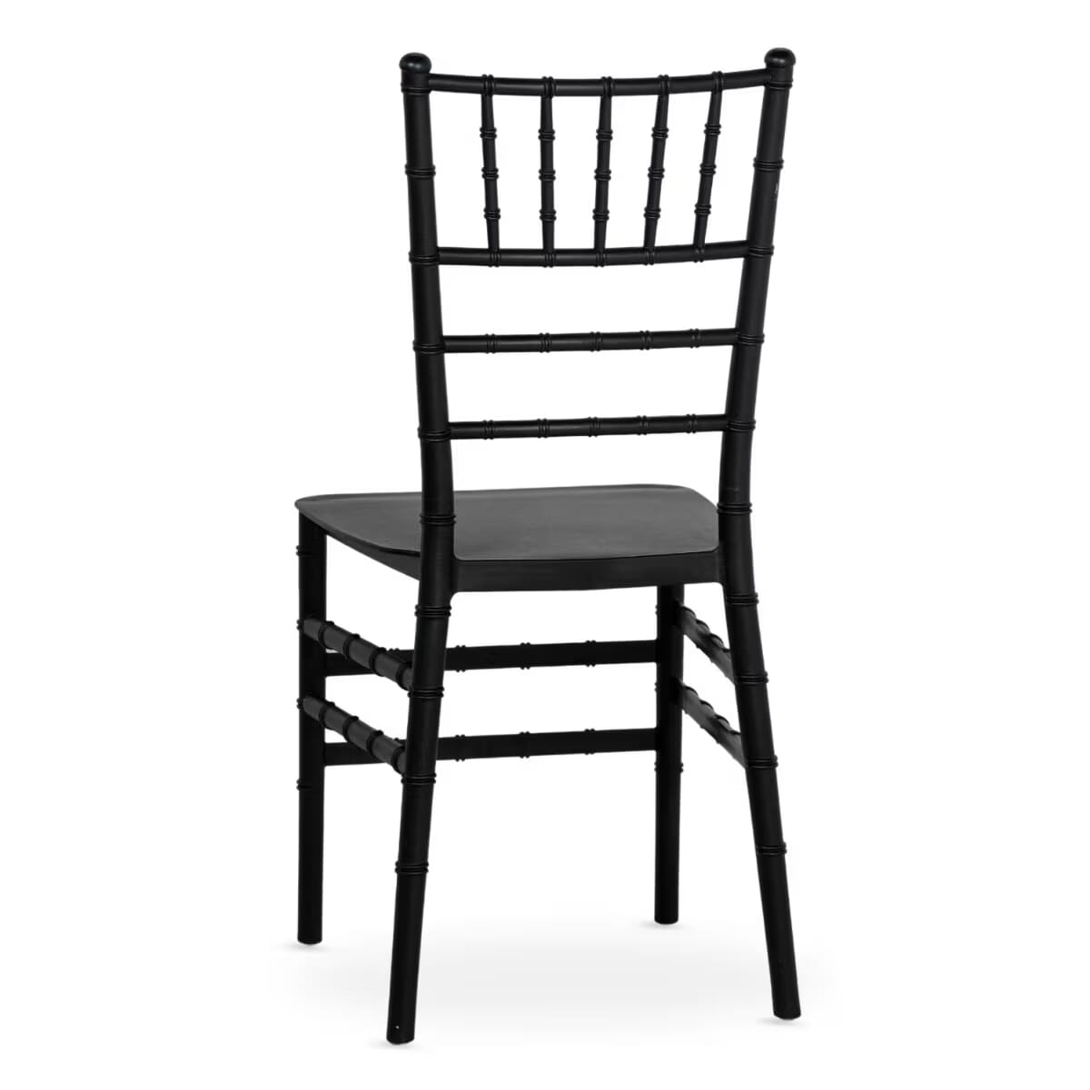 Black Chiavari Resin Ballroom Stackable Chair