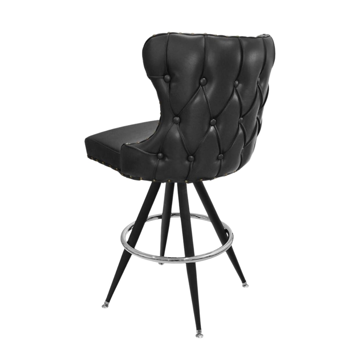 Top Shelf Collection Gladiator 3250 Tufted Back Bucket Bar Stool on Vintage Base