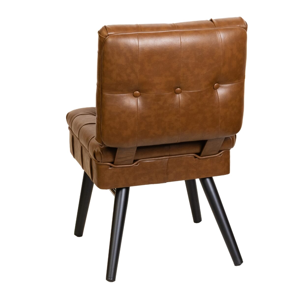 Top Shelf Gladiator 925 Tufted Bucket Restaurant Chair on Square Frame with Silver Accent with Choice of 2 Vinyl Colors