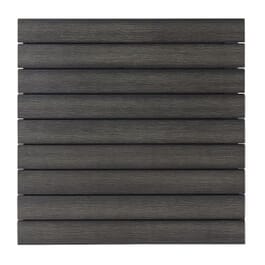 Poly Slats Atlantic Collection Outdoor Table Top with Teak-Inspired Poly Slats in ...