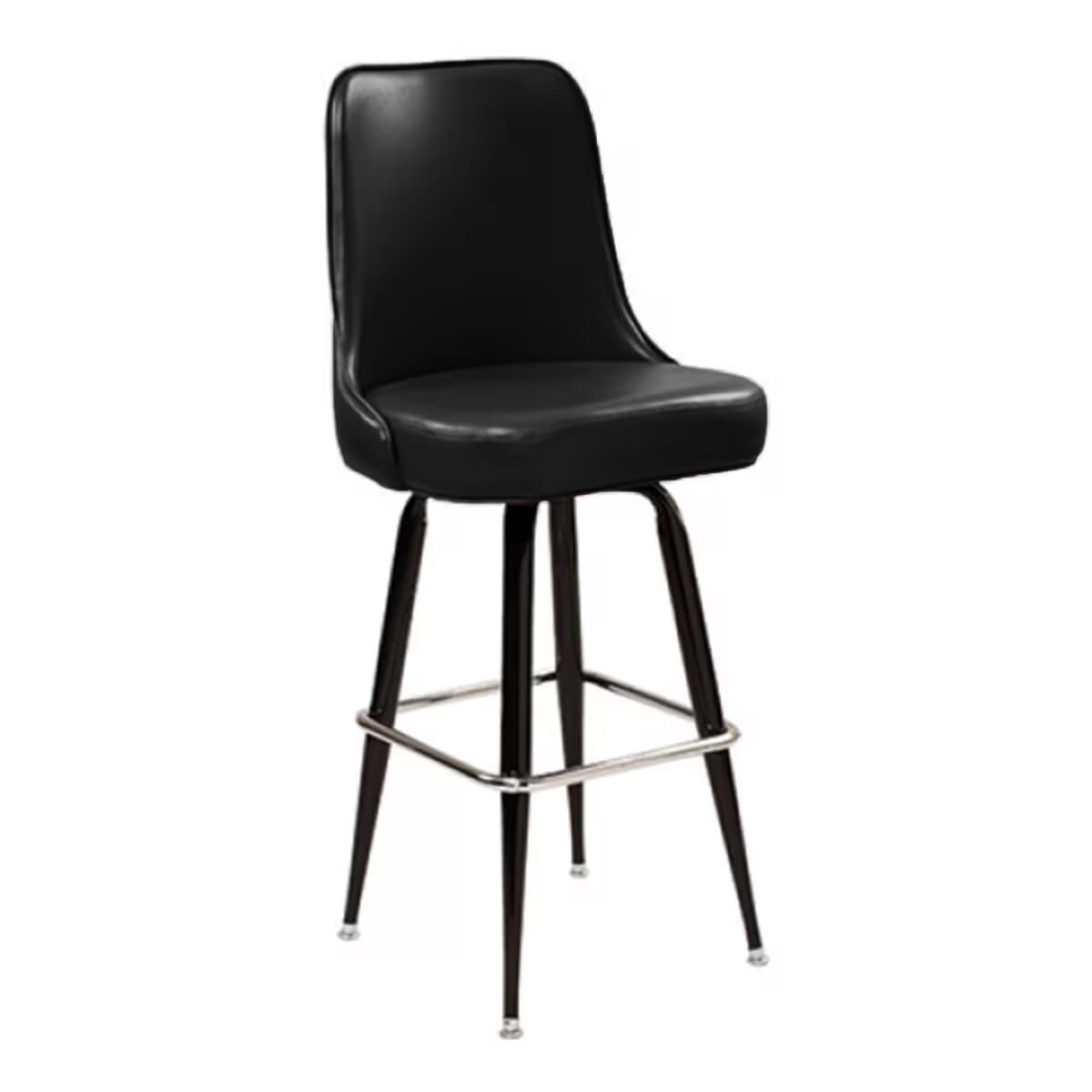 Finn Metal Restaurant Bar Stool with Choice of 2 Upholstered Seats
