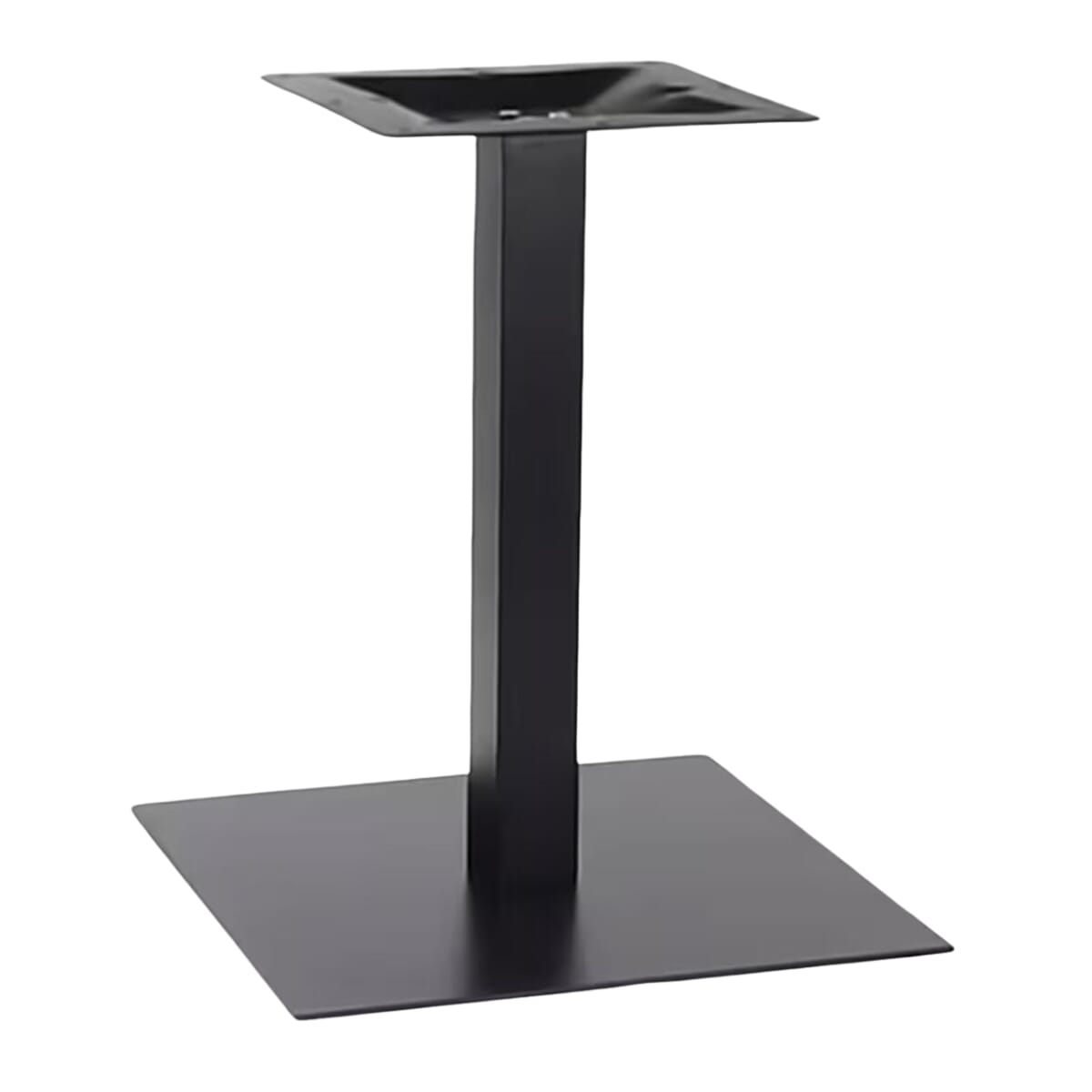 Palermo Steel Square Black Table Base (24 x 24, Available in Standard & Bar Height!)