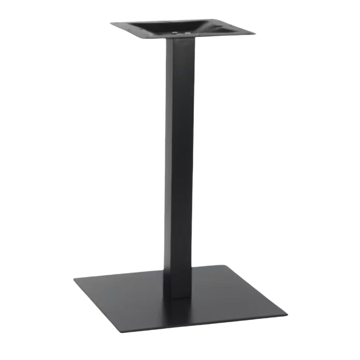 Palermo Steel Square Black Table Base (24 x 24, Available in Standard & Bar Height!)