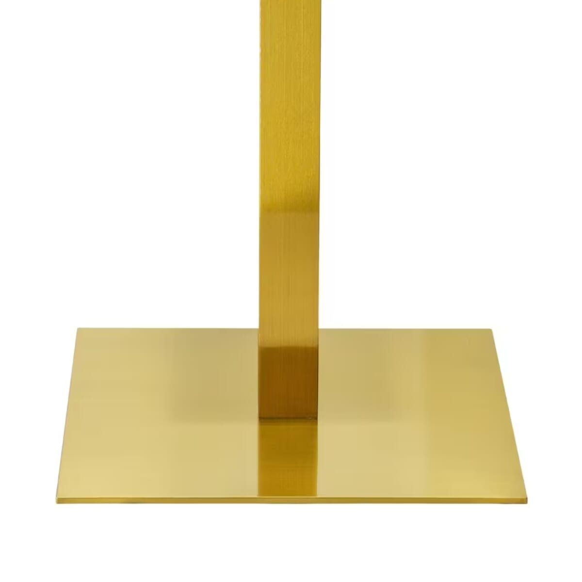 Palermo Steel Square Gold Table Base (24 x 24, Available in Standard & Bar Height!)