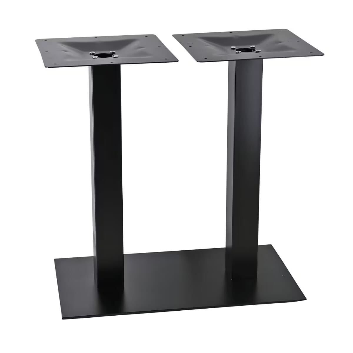 Palermo Steel Black Rectangular Table Base (16 x 28, Available in Standard & Bar Height!)