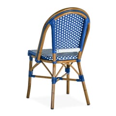 Palmetto Collection Outdoor Chair with Blue and White Weave