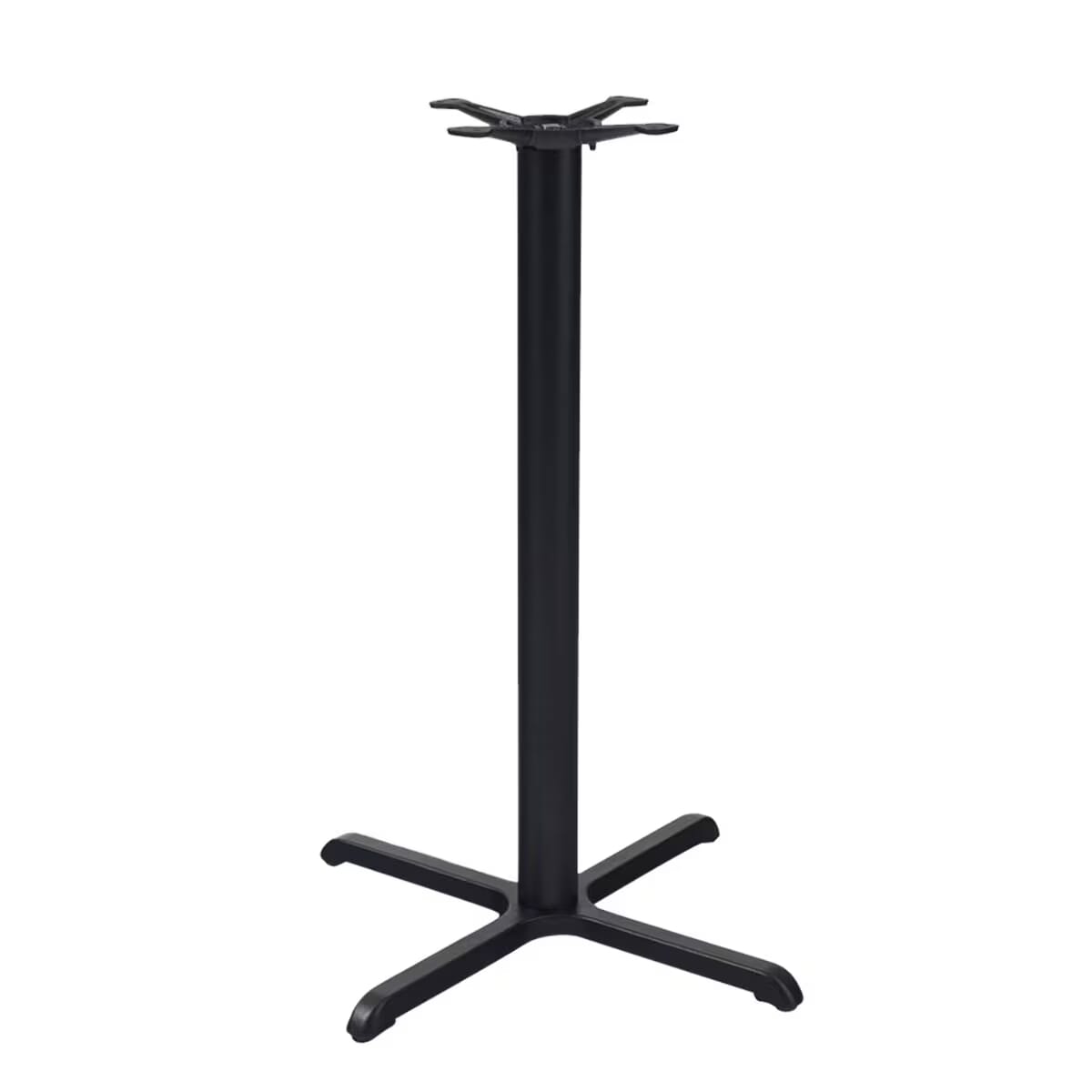 Commercial Cafe Black Bar Height X-Style Table Base (4 Sizes Available)