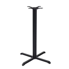 Commercial Cafe Black Bar Height X-Style Table Base (4 Sizes Available)