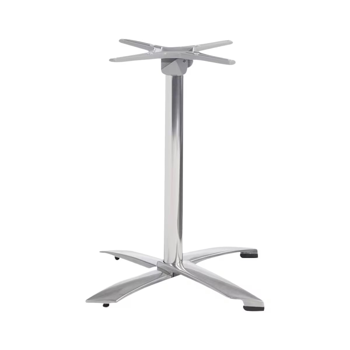 Commercial Aluminum Indoor/Outdoor Folding Table Base (Space-Saving Flip Top)