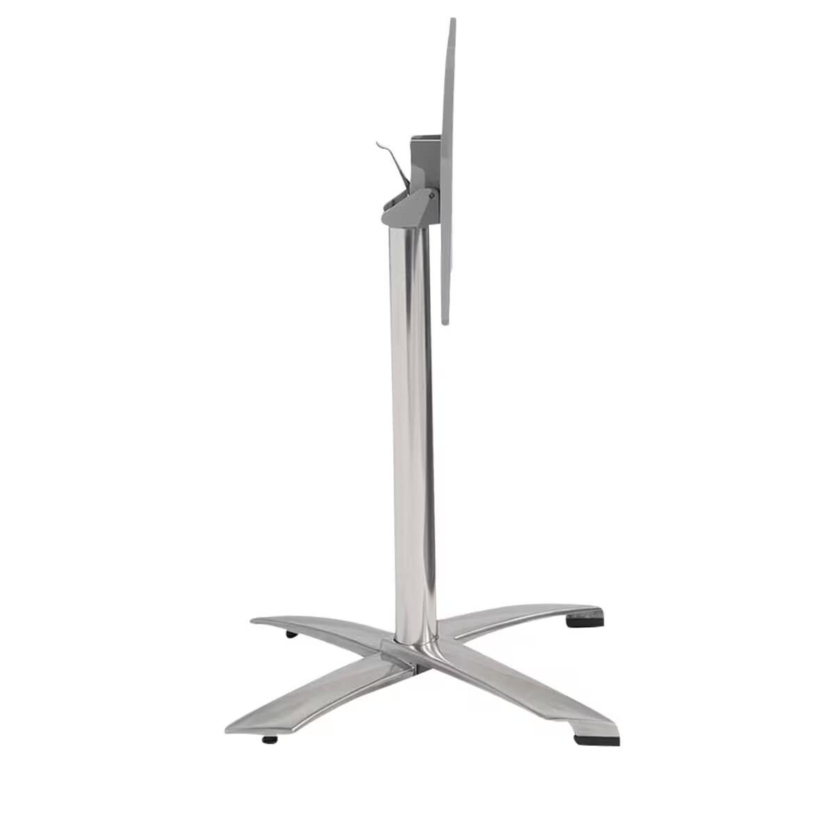 Commercial Aluminum Indoor/Outdoor Folding Table Base (Space-Saving Flip Top)