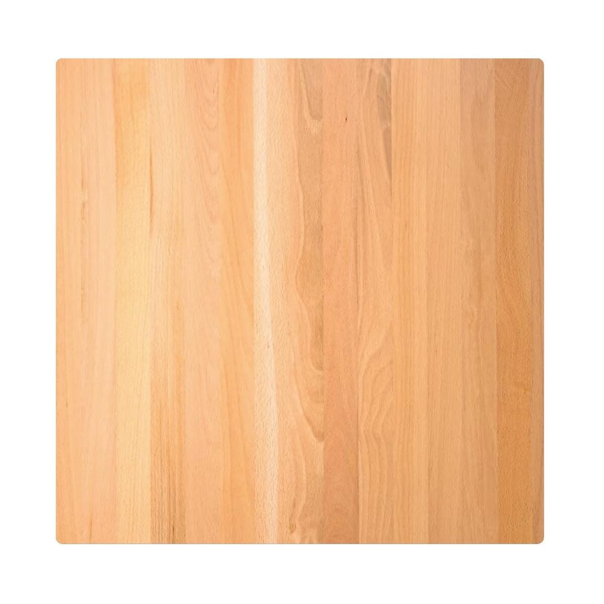 Solid Beech Wood Commercial Square/Rectangle Table Top in Natural ...