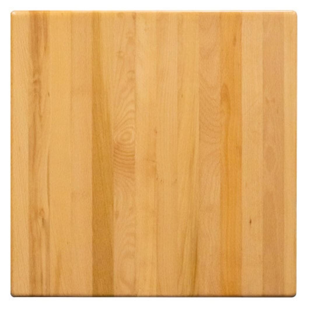 Custom Solid Beech Wood Commercial Premium Plank Table Top (Multiple Sizes & Finishes Available)