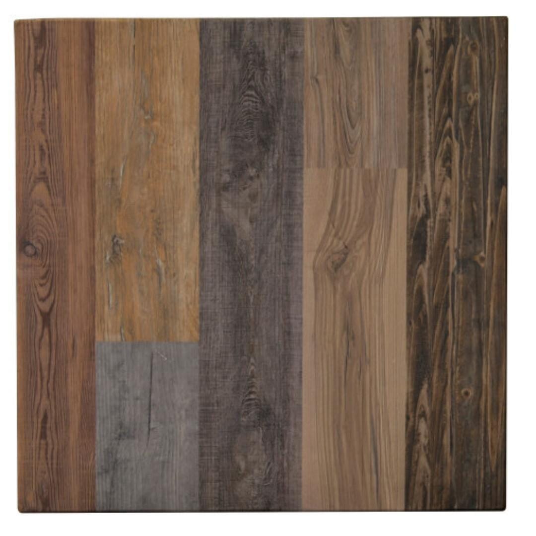 Multicolor Rustic Composite Restaurant Table Top for (Indoor Use)