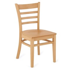 Gladiator Ladder Back Natural Wood Restaurant Chair