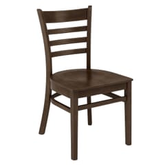 Gladiator Ladder Back Walnut Wood Restaurant Chair
