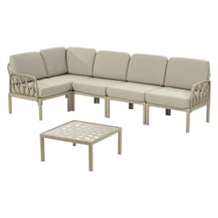 Venice Collection 6-Piece Outdoor Modular Sectional Set